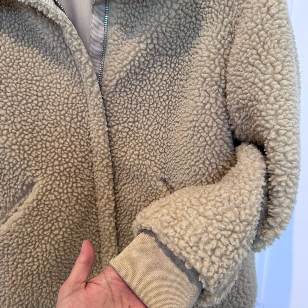 H&M Tan Teddy Jacket - Picture 3 of 6